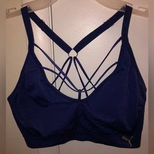 Navy Blue Sport Bra